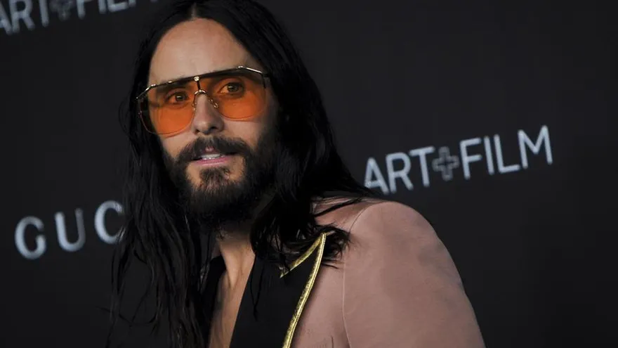 El actor Jared Leto, protagonista de la cinta Morbius.