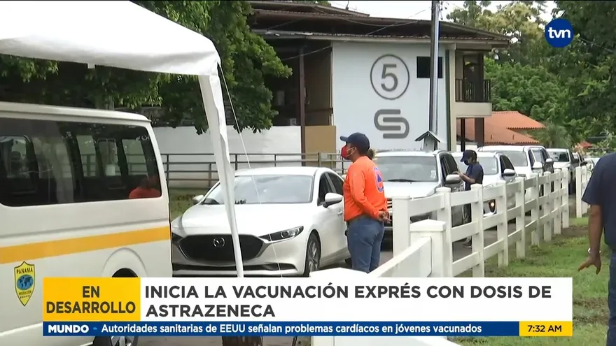 Inicia la vacunación exprés con AstraZeneca en David