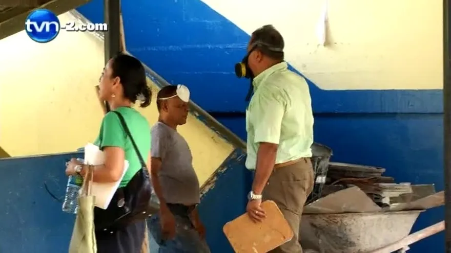 Escuela Fe y Alegría realiza limpieza, clausuran un pabellón en mal estado