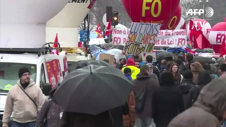 Huelgas en Francia contra proyecto de reforma laboral