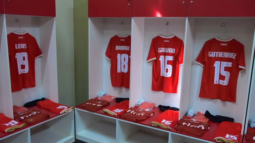 Vestidor de la Selección de Panamá en el Estadio IV Centenario de Tarija, Bolivia