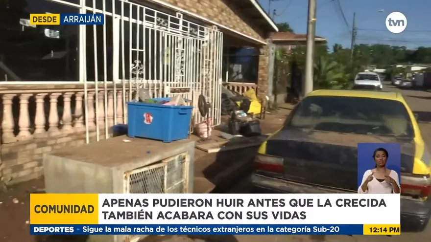 Familias en El Bambú de Arraiján preocupados por futuras inundaciones