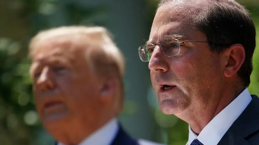 El secretario de Salud, Alex Azar, encabezaría la delegación