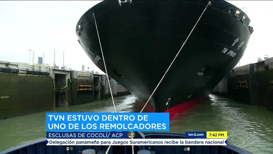 El trabajo en los remolcadores del Canal de Panamá