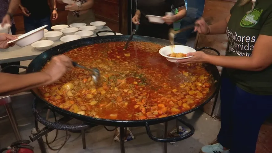 Una purrusalda, una preparación típica del País Vasco elaborada con puerro, cebolla, papa y zanahoria.