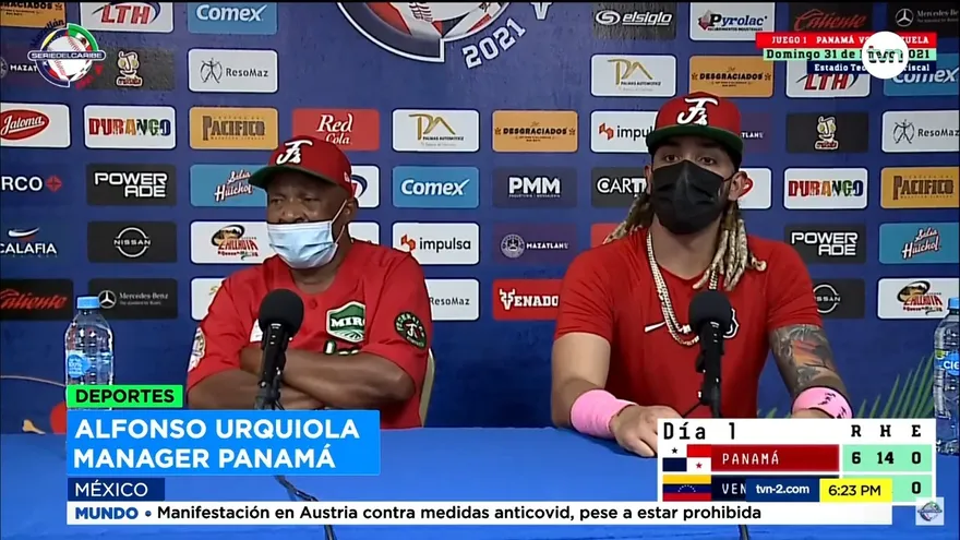 Alfonso Urquiola y Jonathan Araúz, dan sus impresiones luego del triunfo de los Federales sobre Caribes