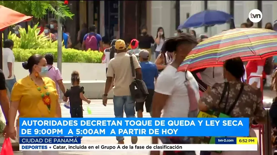 Reacciones por toque de queda y ley seca para Panamá