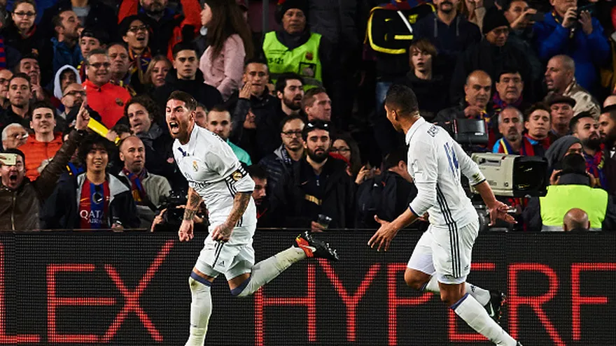 Sergio Ramos empató de cabeza al minuto 90.
