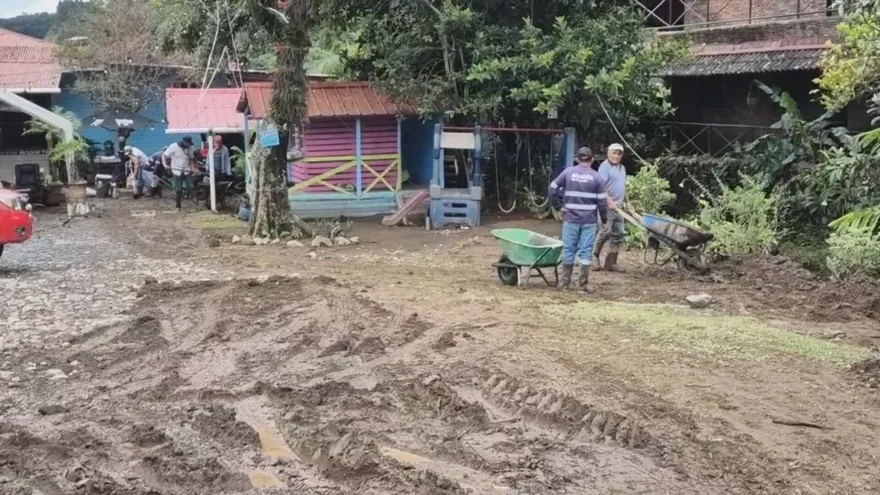 Zonas afectadas por las recientes lluvias en Boquete, Chiriquí