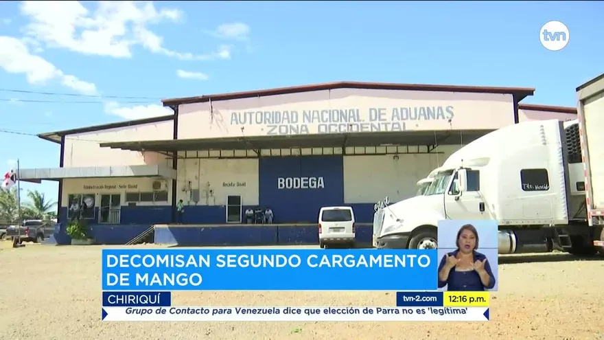 Decomisan otro cargamento de mango