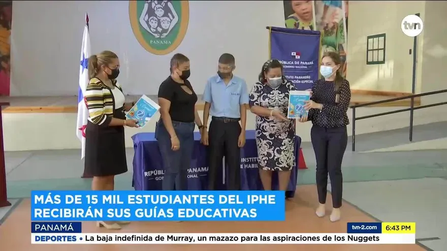 Estudiantes con necesidades especiales reciben guías educativas