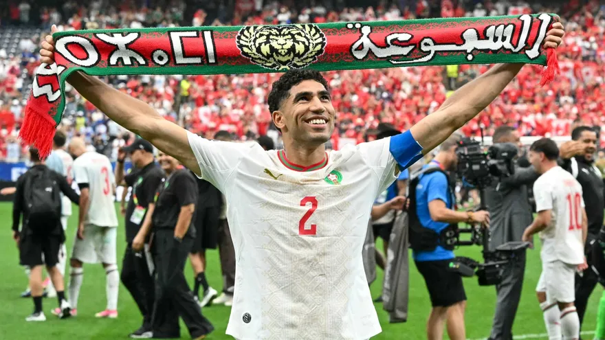 Achraf Hakimi referente de la selección de Marruecos