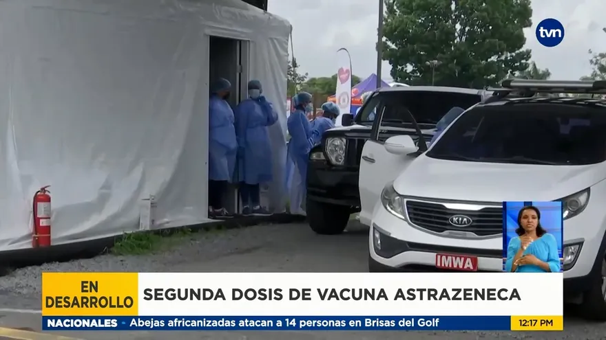 Se inicia jornada de aplicación de segundas dosis de vacunas de Astrazeneca