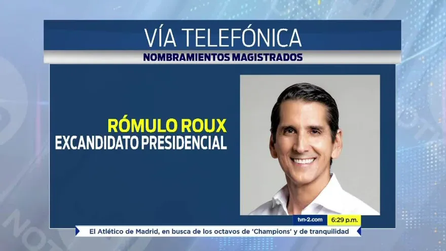 El excandidato presidencial Rómulo Roux, dijo que el método utilizado le está devolviendo la confianza a los panameños en el sistema de justicia.
