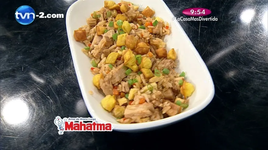 Receta - Arroz salteado con cerdo