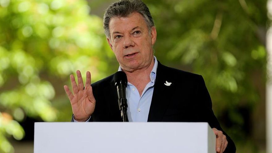 El presidente de Colombia, Juan Manuel Santos.