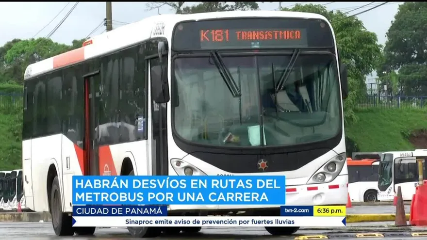 Cambios de rutas del Metrobús por carrera Oceáno a Oceáno