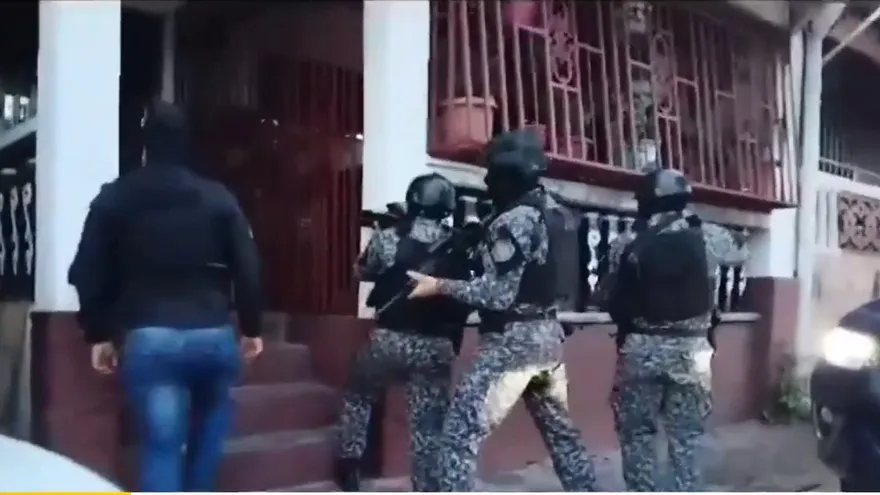 Operativo contra presuntos implicados en robo de banco