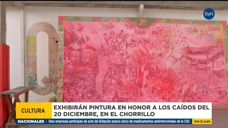 Artista plasma las heridas por la Invasión de los Estados Unidos a Panamá