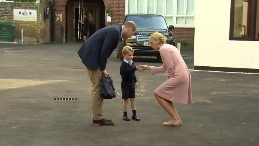 Primer día de escuela del príncipe Jorge de Inglaterra