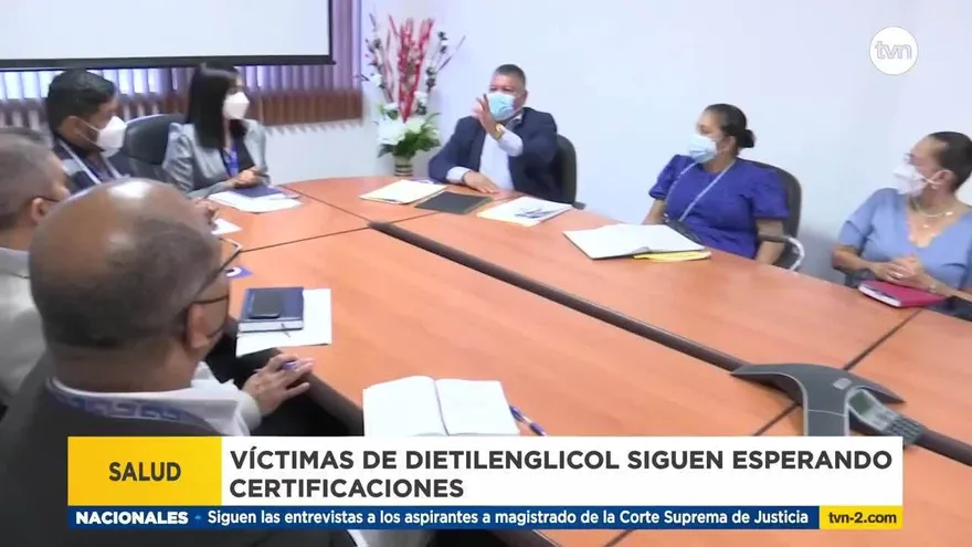 Afectados por dietilenglicol señalan que siguen a la espera de certificaciones
