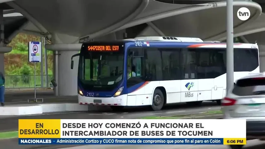 Comienza a funcionar el intercambiador de buses en Tocumen