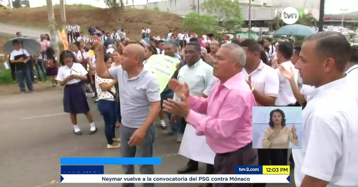 Estudiantes y docentes protestan por mal estado de escuela en Arraiján ...