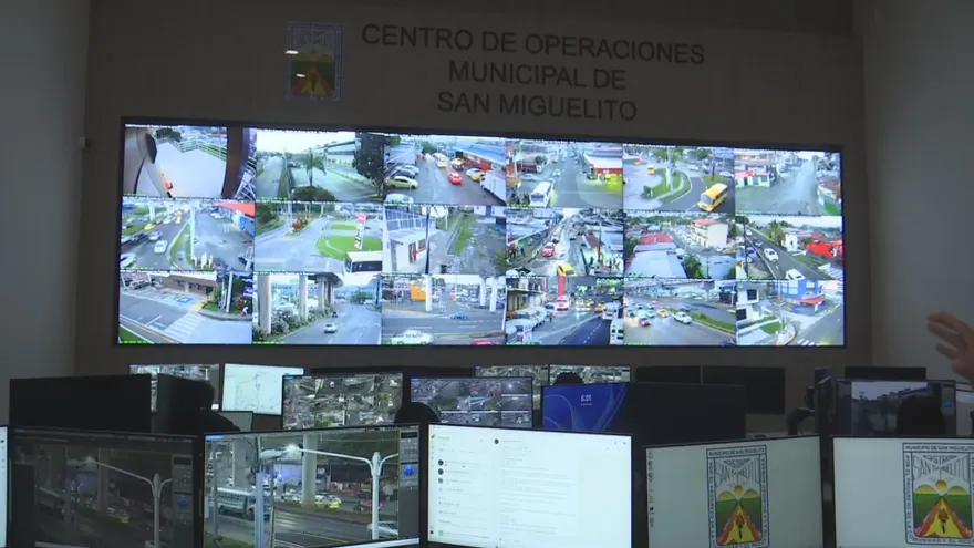 Centro de video vigiancia de San Miguelito.