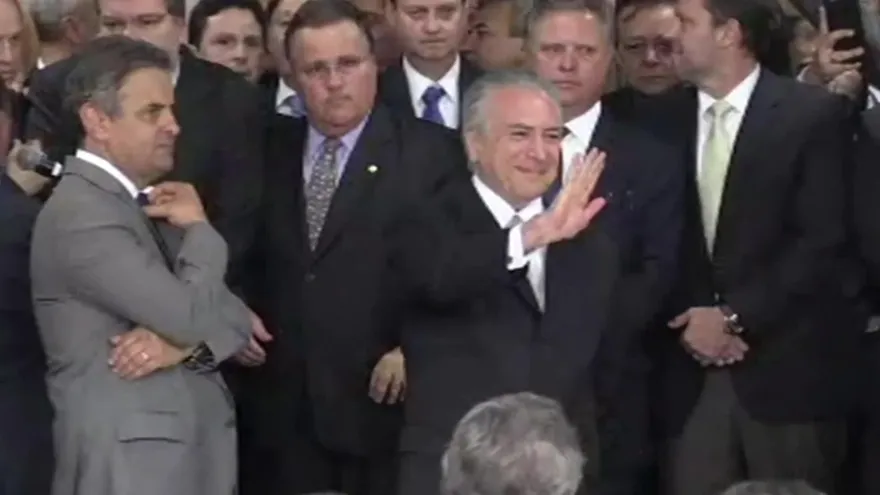 Michel Temer asume como presidente interino de Brasil