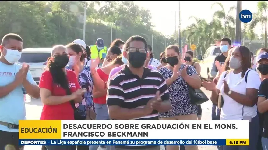 Polémica por sitio de la graduación del colegio Francisco Beckman