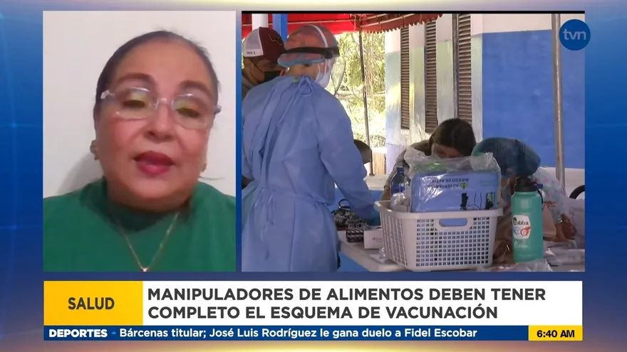 ¿Cuáles son los controles para los manipuladores de alimentos que no se vacunan?