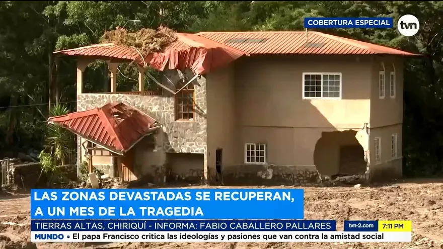 Tras un mes de la tragedia, zonas devastadas en Tierras Altas se recuperan