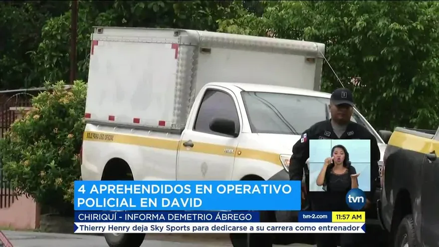 Captura a cuatro sospechosos de asesinato de joven en Chiriquí