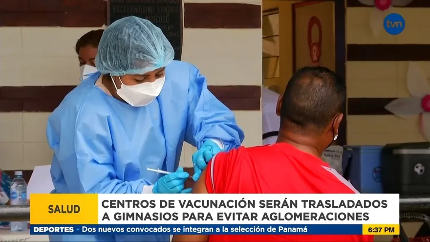 Trasladan centros de vacunación en Coclé