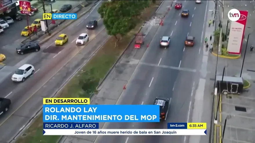 Avanzan trabajos de ampliación en la Vía Ricardo J. Alfaro