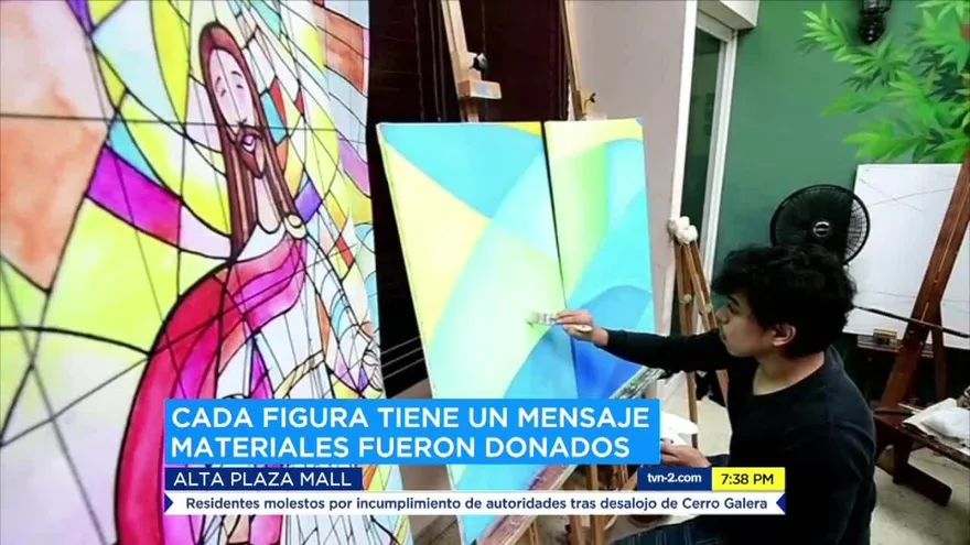 Pintan mural en honor a la JMJ