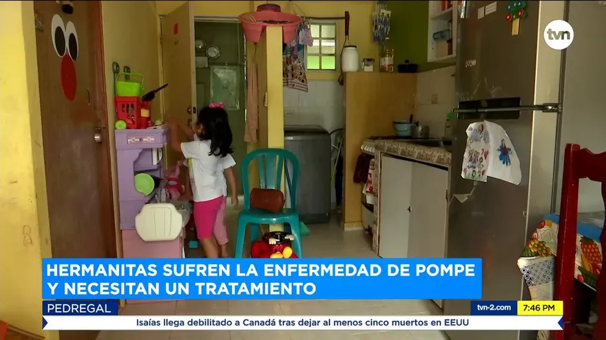 Hermanitas sufren la enfermedad de Pompe y necesitan un tratamiento