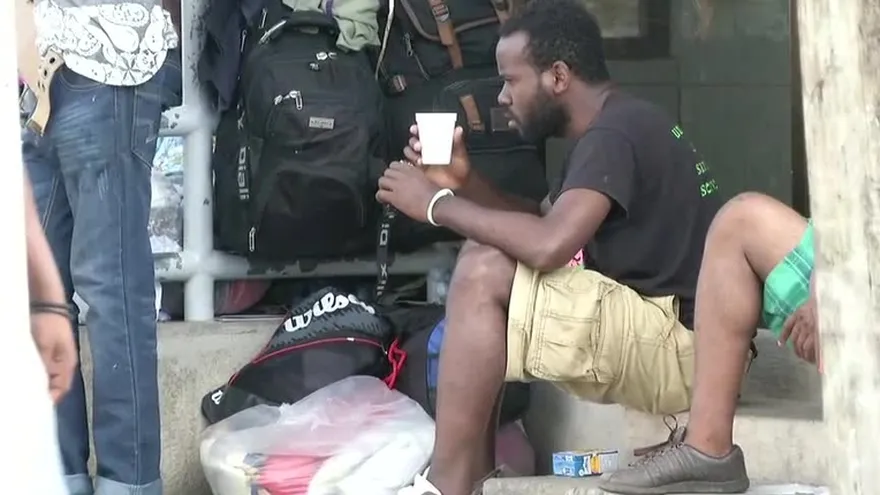 Africanos se enferman en zona fronteriza