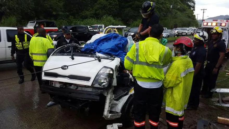 Accidente en vía Centenario