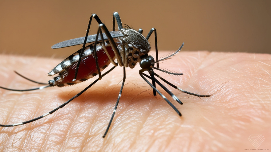 Un mosquito transmisor de enfermedades