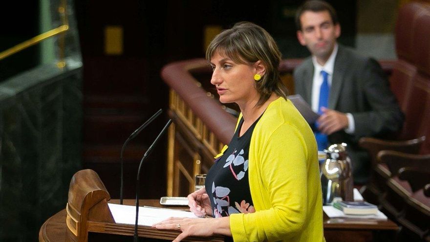 Diputada Alba Vergés en el Congreso Español.
