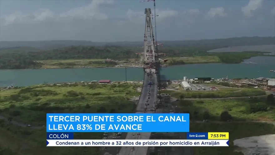 Avanza construcción de puente sobre el Canal en Colón