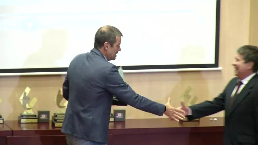 Hernán Darío Gómez agradecido por el homenaje en Antioquia