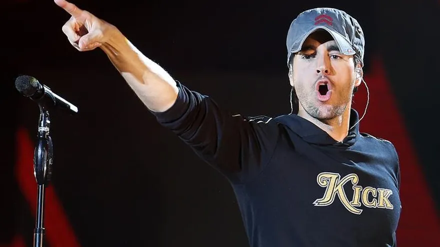 El cantante español Enrique Iglesias.