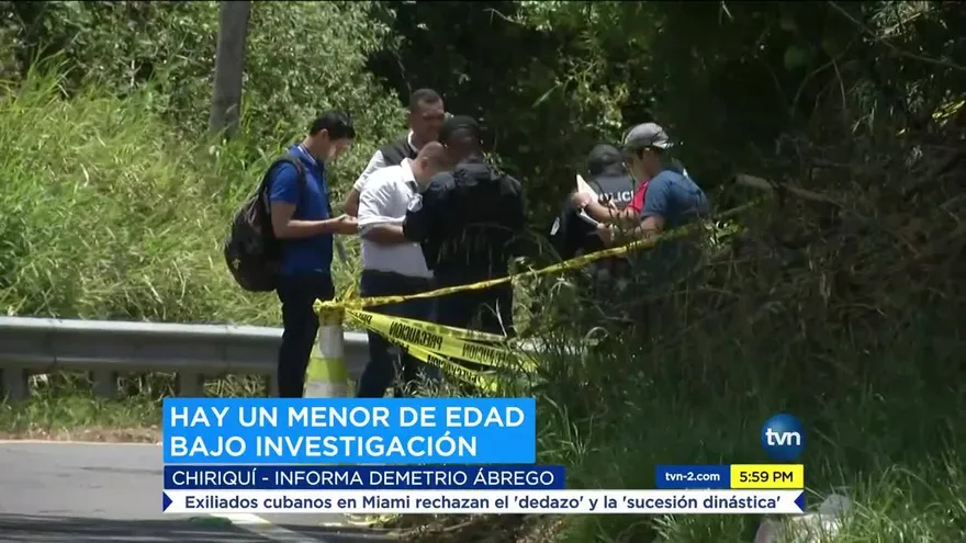 Capturan a menor por presunta vinculación a muerte de mujer en Chiriquí