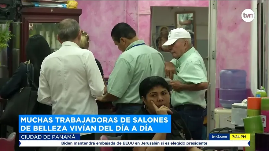 Muchas trabajadoras de salones de belleza vivían del día a día