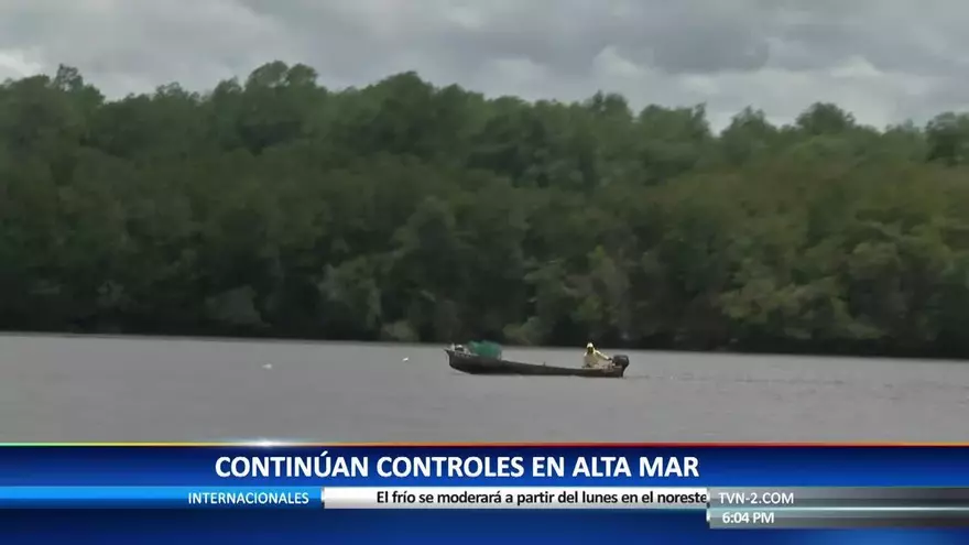 Continúan controles en alta mar en Chiriquí