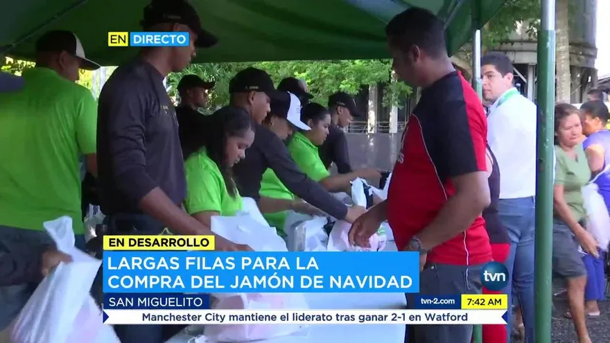 Inicia la venta de jamón en las Naviferias