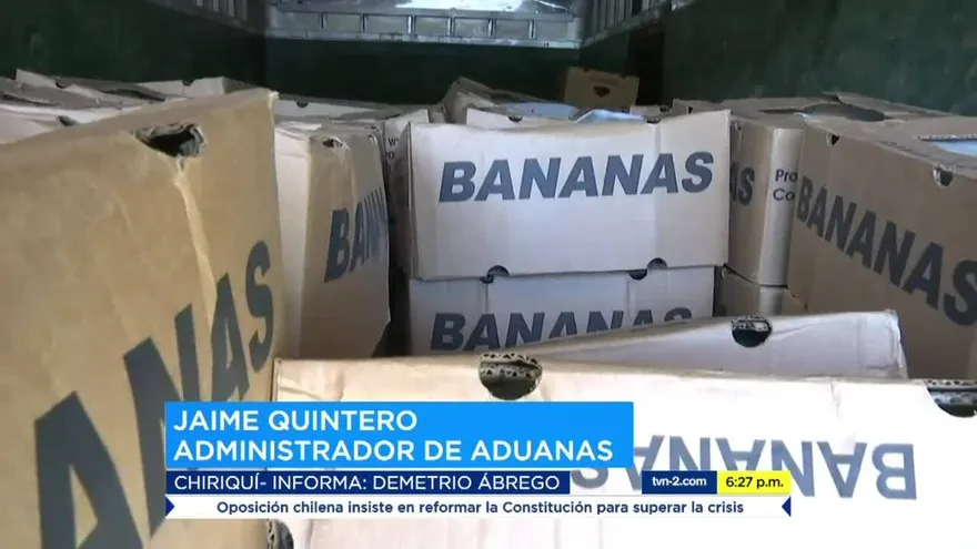 Decomisan bananos ante posible caso de contrabando en Chiriquí