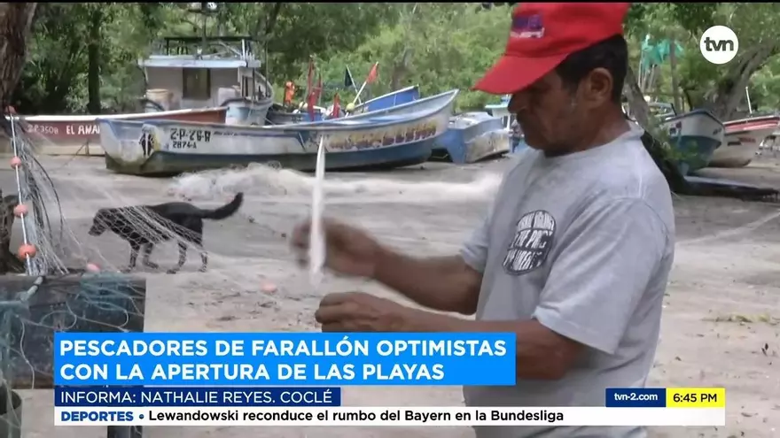 Pescadores de Farallón optimistas por apertura de playas el próximo fin de semana